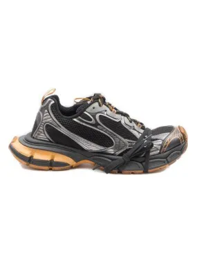 3XL BLACK/ORANGE/GREY MESH AND POLYURETHANE TRAINER