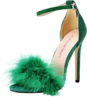 High Heels Open Toe for Women 2025 Summer Dress Shoes Stiletto Heeled Sandals with Ankle Strap
