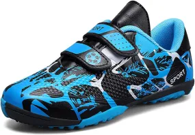 Kids Firm Ground Soccer Cleats for Boys Girls Outdoor Athletic Turf Shoes Indoor Football Trainning Sneakers