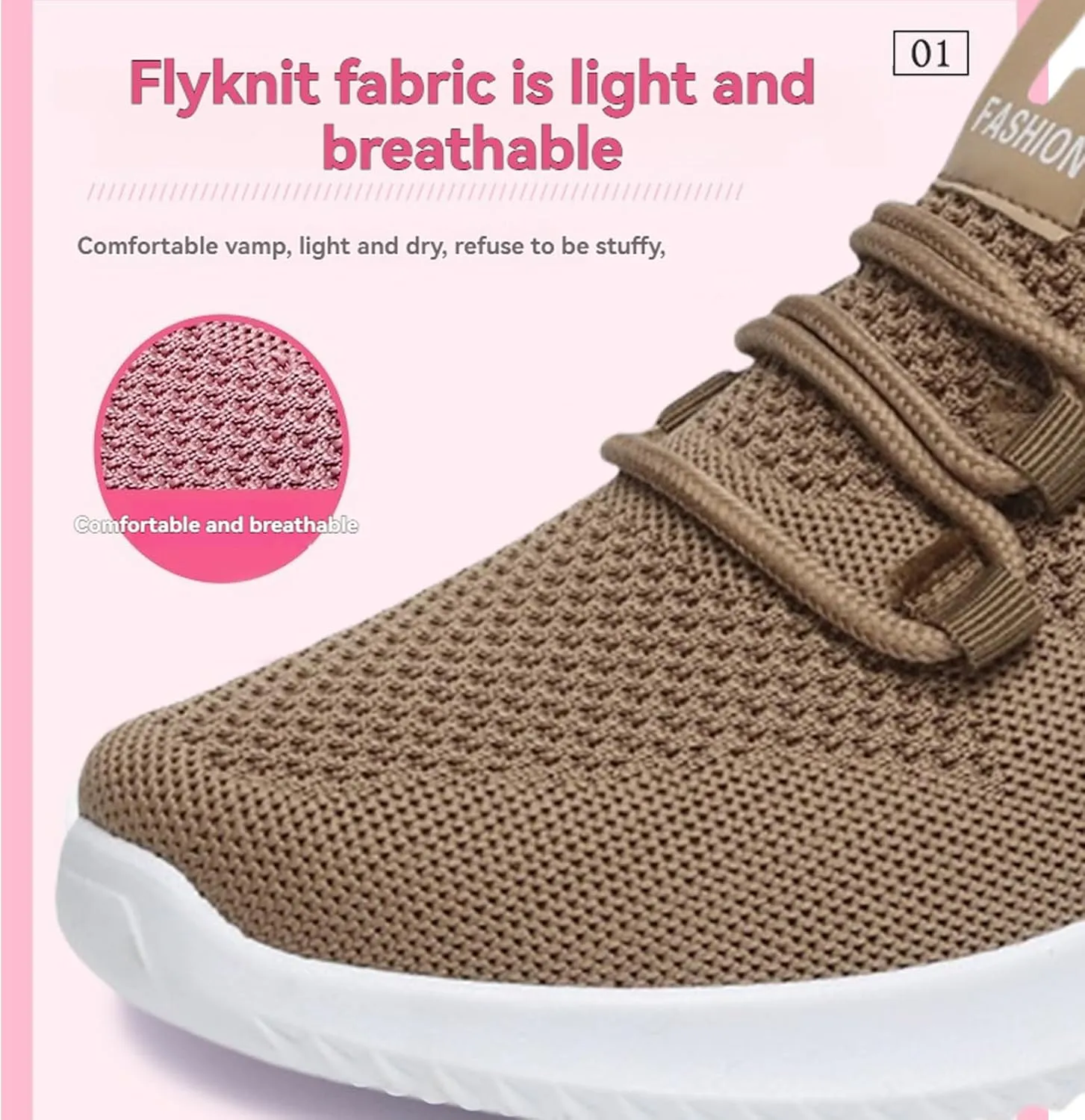 Kubbon Shoes for Women Lightweight Tennis Fashion Sneakers Slip On Casual Sneakers Sports Workout Gym Shoes Walking Running Shoe Comfortable Sneaker