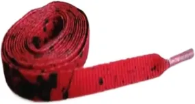 Splatter Flat Shoelaces Printing Speckle Shoelace White Black Ink Dots Graffiti Shoe Lace Red Sky Blue Dots