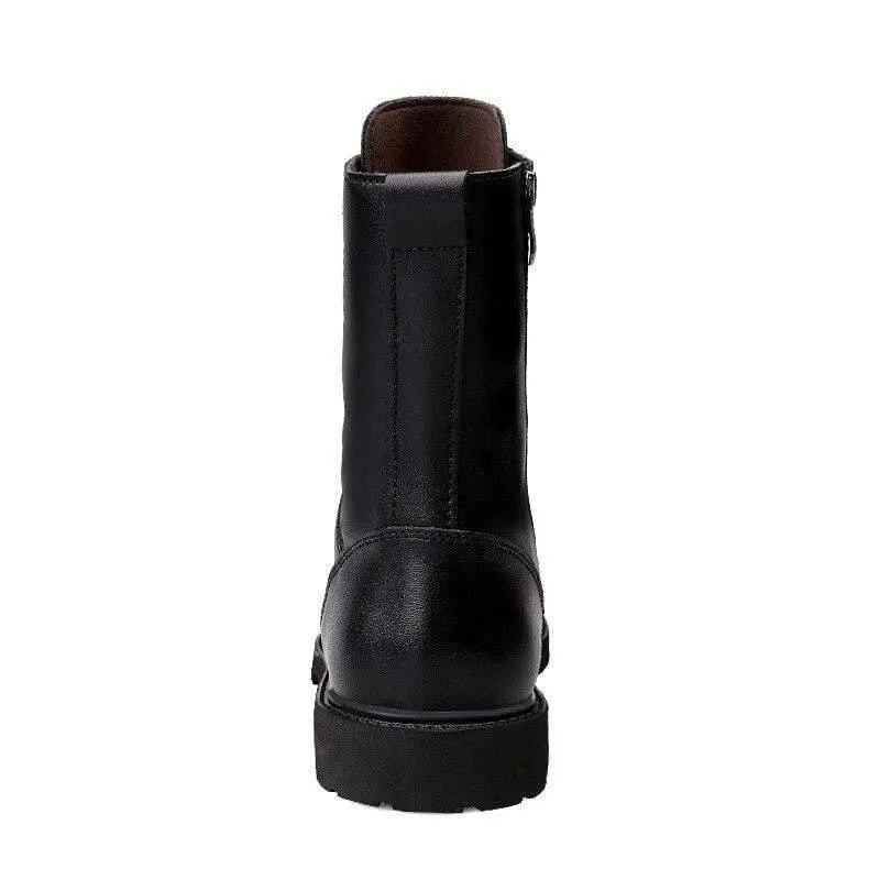 Techwear Tactical Leather Boots