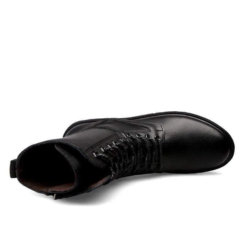 Techwear Tactical Leather Boots