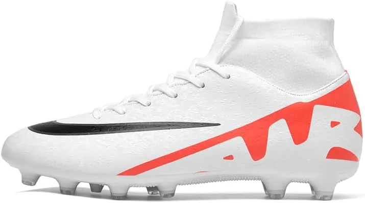 Unisex-Adult Soccer Cleats Lightweight Futsal Training Football Shoes for Big Boys