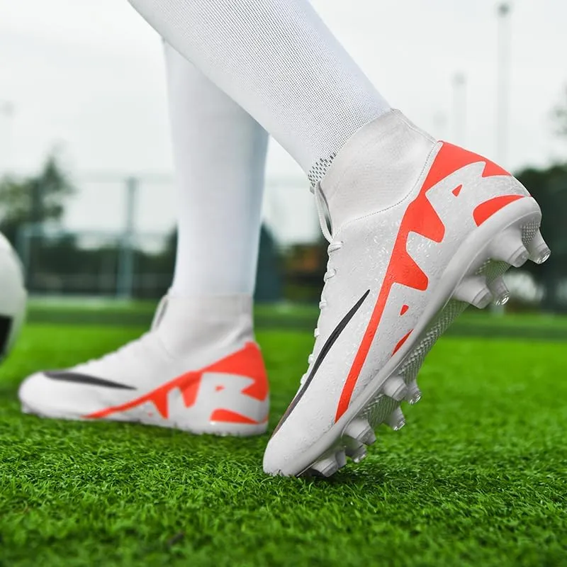 Unisex-Adult Soccer Cleats Lightweight Futsal Training Football Shoes for Big Boys