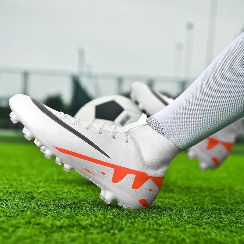 Unisex-Adult Soccer Cleats Lightweight Futsal Training Football Shoes for Big Boys