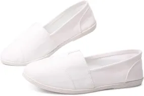 Womens Alpargata Slip On Loafer Flat Shoes Soft Daily Slip-On Casual Arch Support Sneaker Classic Flats Breathable Women's Loafer Canvas Walking Shoes