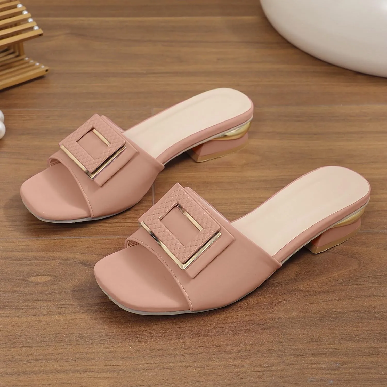Women's Boho Casual Flat Sandals 2025 Comfortable Fashion Beach Open Toe Summer Slip On Daily Shoes Dress Block Heel Dress Sandals for Outdoor Wedding